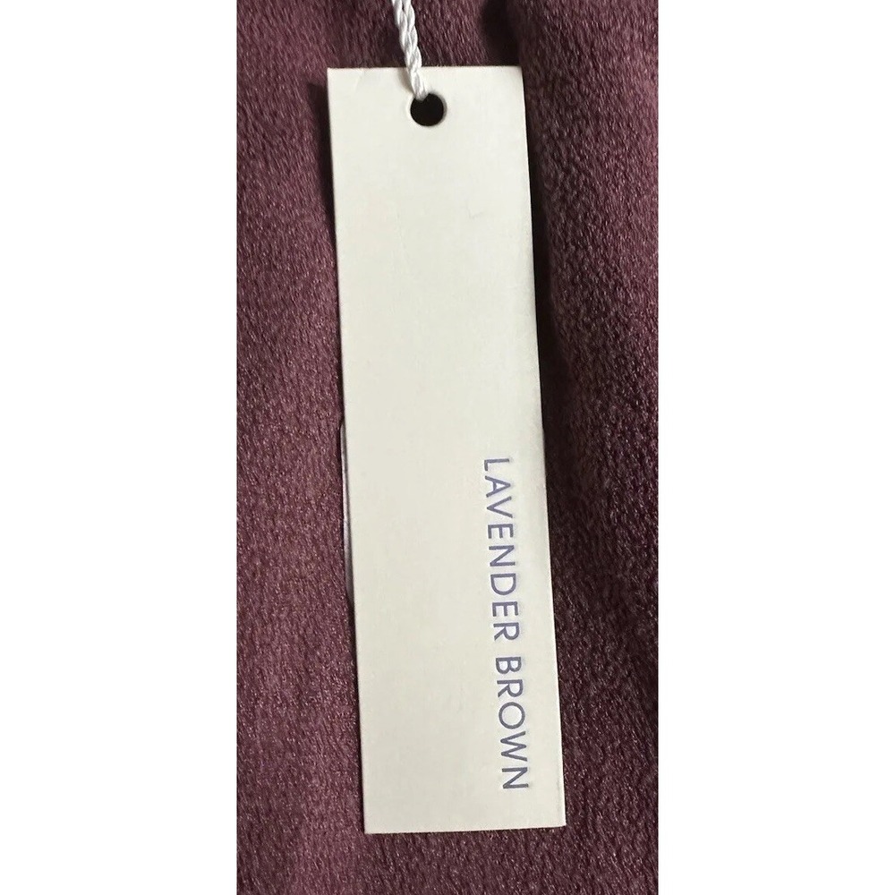 NWT Lavender Brown Womens Casual Spring Summer Washed Burgundy Dress Size XS - Picture 6 of 9